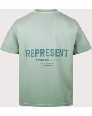 Represent Oversized Fit Owners Club T-Shirt - Green