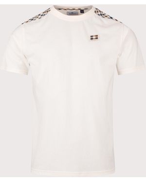 Aquascutum Insert Lamina T-Shirt - Natural