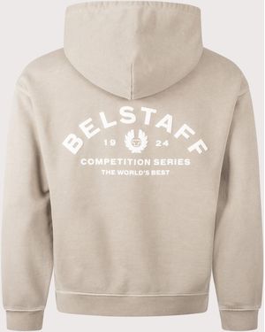 Belstaff Oversized Fit Competition Hoodie - Natural