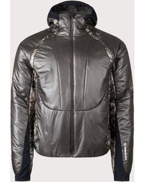 ROA Hima Primaloft Moth Print Insulated Synthetic Jacket - Grey