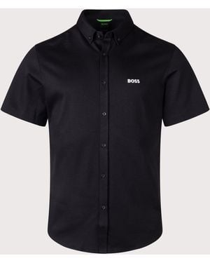 BOSS B Motion Short Sleeve Shirt - Black