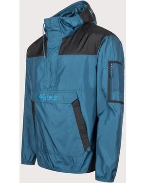 Columbia Regular Fit Challenger Ii Windbreaker - Blue