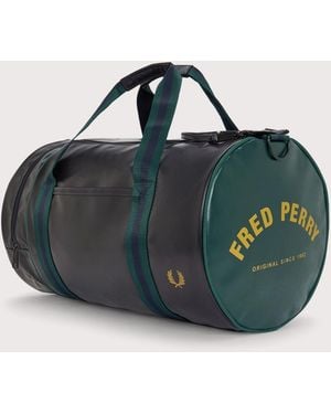 Fred Perry Classic Barrel Bag - Blue