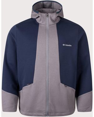 Columbia Tech Spacer Zip Through Hoodie - Blue