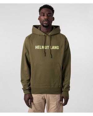 Green helmut lang hoodie hotsell