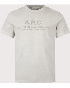 A.P.C. Address T-Shirt - White