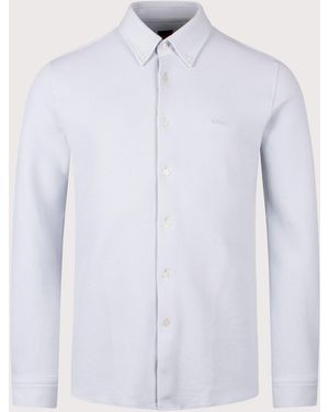BOSS Slim Fit Myjersey Shirt - White