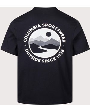 Columbia Csc Outdoor Back Graphic T-Shirt - Blue