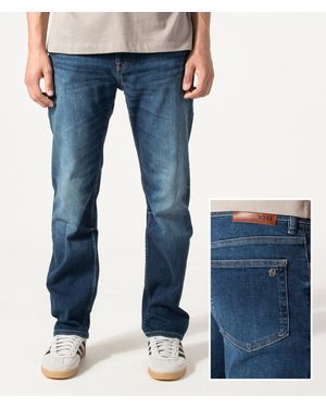 BOSS Ogden Straight Leg Jeans - Blue