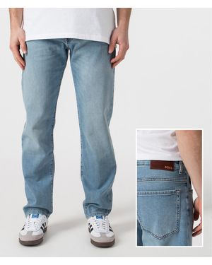 BOSS Regular Fit Maine Bc Jeans - Blue