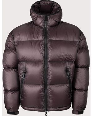 MKI Miyuki-Zoku Translucent Hooded Bubble Jacket - Red