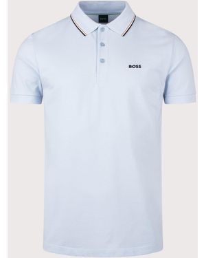 BOSS Regular Fit Birdie Paule Polo Shirt - Blue