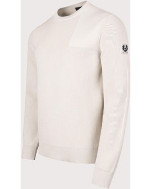 Belstaff Commander Crewneck Jumper - Natural