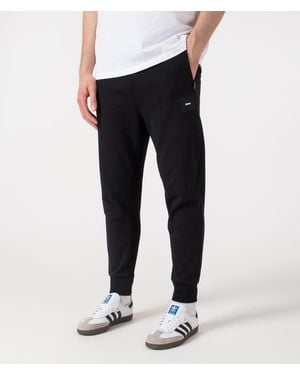 BOSS Regular Fit Hadiko Rib Joggers - Black