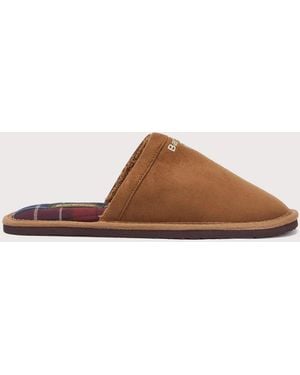 Barbour Everitt Mule Slippers - Brown