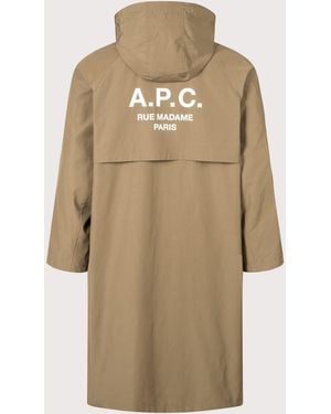 A.P.C. Relaxed Fit Kim Parka - Natural