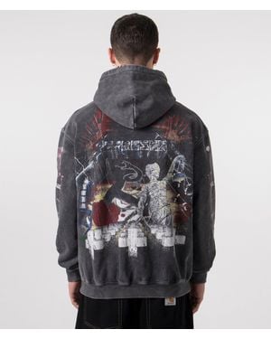 Represent Oversized Fit Metallica Master Of Puppets Hoodie - Grey