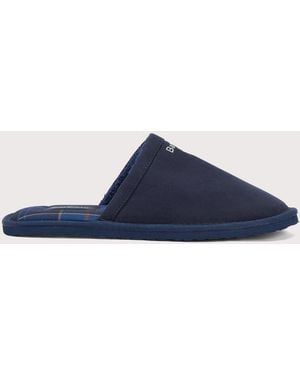 Barbour Everitt Mule Slippers - Blue