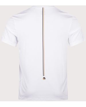 BOSS Regular Fit Spin Training T-Shirt - White