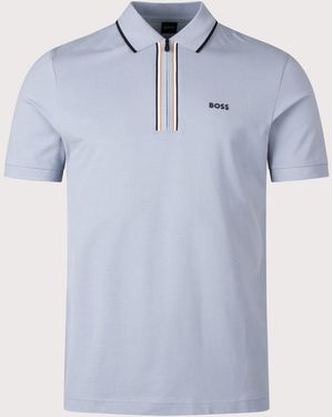 BOSS Slim Fit Philix Polo Shirt - Blue
