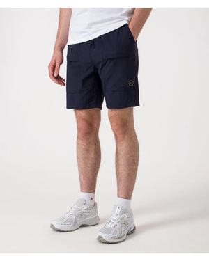Marshall Artist Garda Ripstop Shorts - Blue