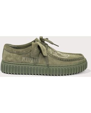 Clarks Torhill Drgn Lo Shoes - Green