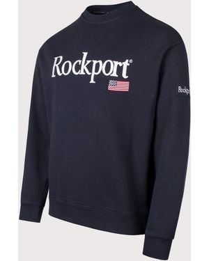Rockport Relaxed Fit New England Logo Sweatshirt - Blue