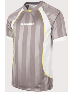 Umbro Relaxed Fit Panelled Raglan T-Shirt - Grey