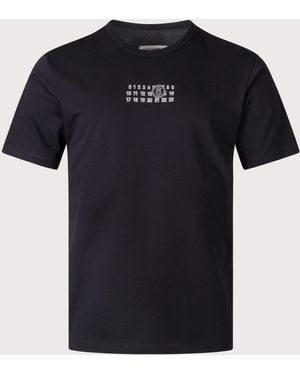 MM6 by Maison Martin Margiela Numeric T-Shirt - Black