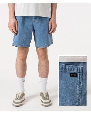 BOSS Relaxed Fit Sandrew Shorts - Blue