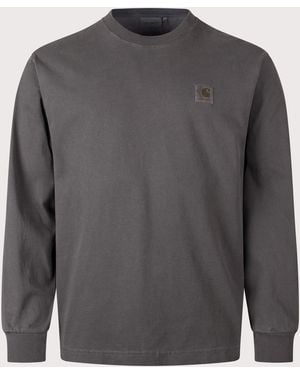 Carhartt Loose Fit Vista Long Sleeve T-Shirt - Grey