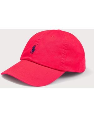 Polo Ralph Lauren Cotton Chino Baseball Cap - Pink
