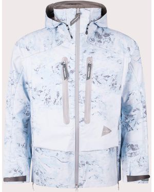 and wander Pertex Shield Rain Jacket - Blue