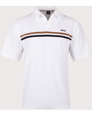 BOSS Regular Fit Iconic Polo Shirt - White