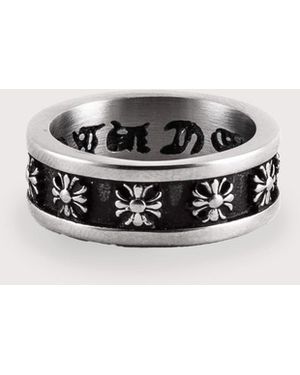 Mysterious Jeweller Stainless Steel Cross Ring - Black