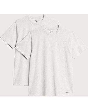 Carhartt Regular Fit 2 Pack Crew Neck T-Shirt - White