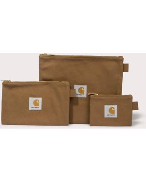 Carhartt Canvas Pouch Set - Brown