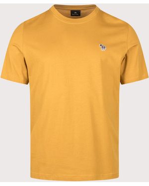 Paul Smith Regular Fit Zebra T-Shirt - Yellow
