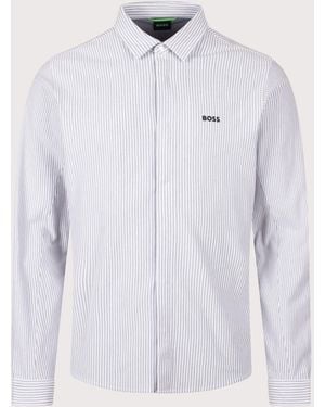 BOSS Regular Fit Dymova Shirt - Blue