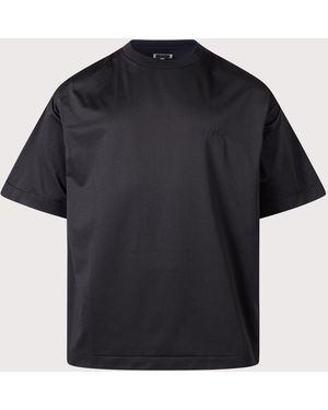 Nanamica Oversized Fit Ooal Polyester Jersey T-Shirt - Black