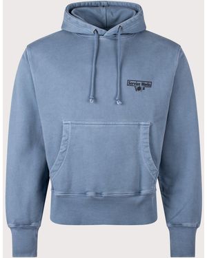 Service Works Loopback Trademark Hoodie - Blue