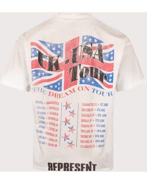 Represent The American Dream On Tour T-Shirt - White