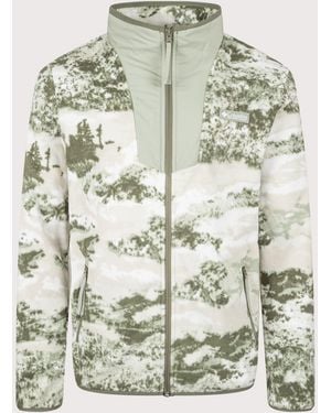 Columbia Sequoia Grove Printed Full Zip Fleece - Metallic