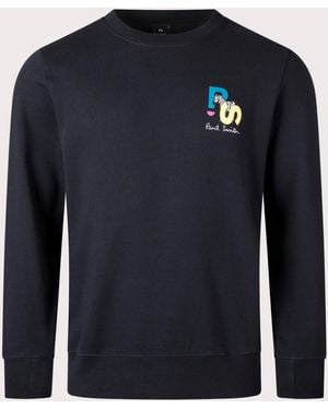 Paul Smith Ps Zebra Sweatshirt - Blue