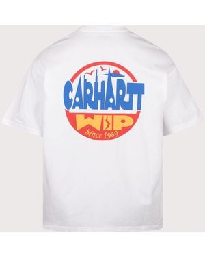 Carhartt Oversized Fit Luggage Label T-Shirt - White