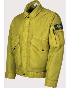 Stone Island Dense Oxford Nylon-Tc Jacket - Green