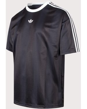 adidas Originals Oversized Fit Adicolour Jacquard Jersey T-Shirt - Blue