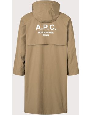 A.P.C. Relaxed Fit Kim Parka - Natural