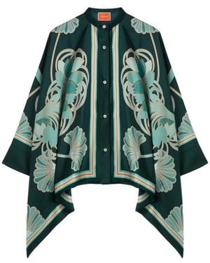 La DoubleJ "Placée" Foulard Shirt - Green