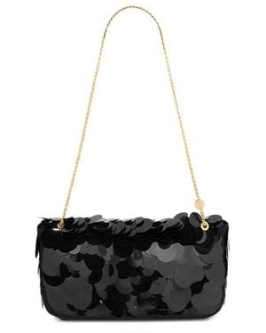 Rabanne Sparkle Bag With Sequin Embroidery - Black